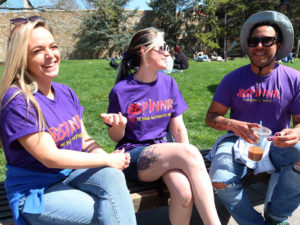 Students at Temple University try out Spinnr